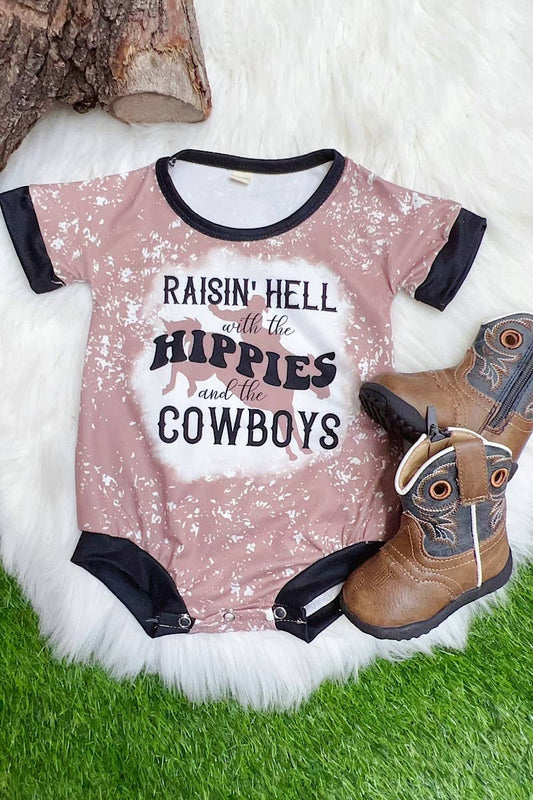 Raisin' Hell With the Hippies and the Cowboys Romper