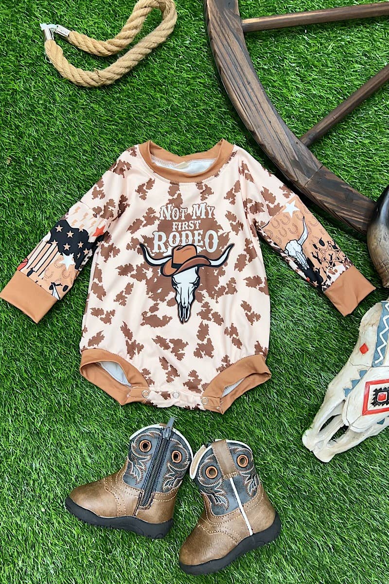 Not My First Rodeo Romper - 12-18M