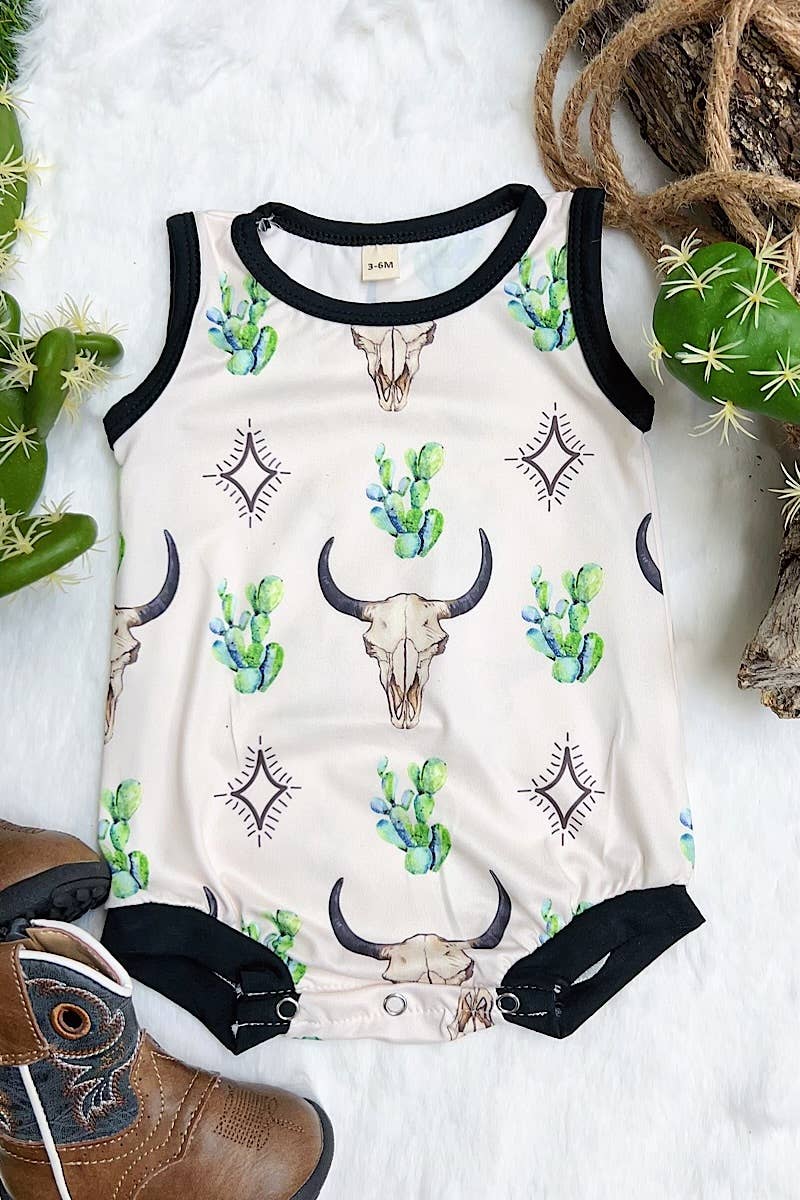 Western Sleeveless Romper