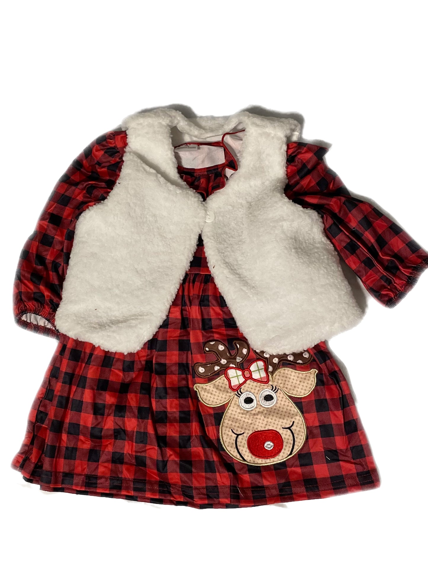 Christmas Dress & Sweater - 12-18M