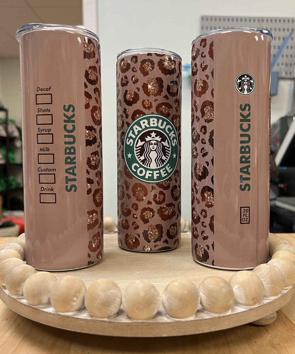 Leopard Starbucks Tumbler