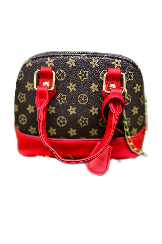 Boujee Red Trim Toddler Purse